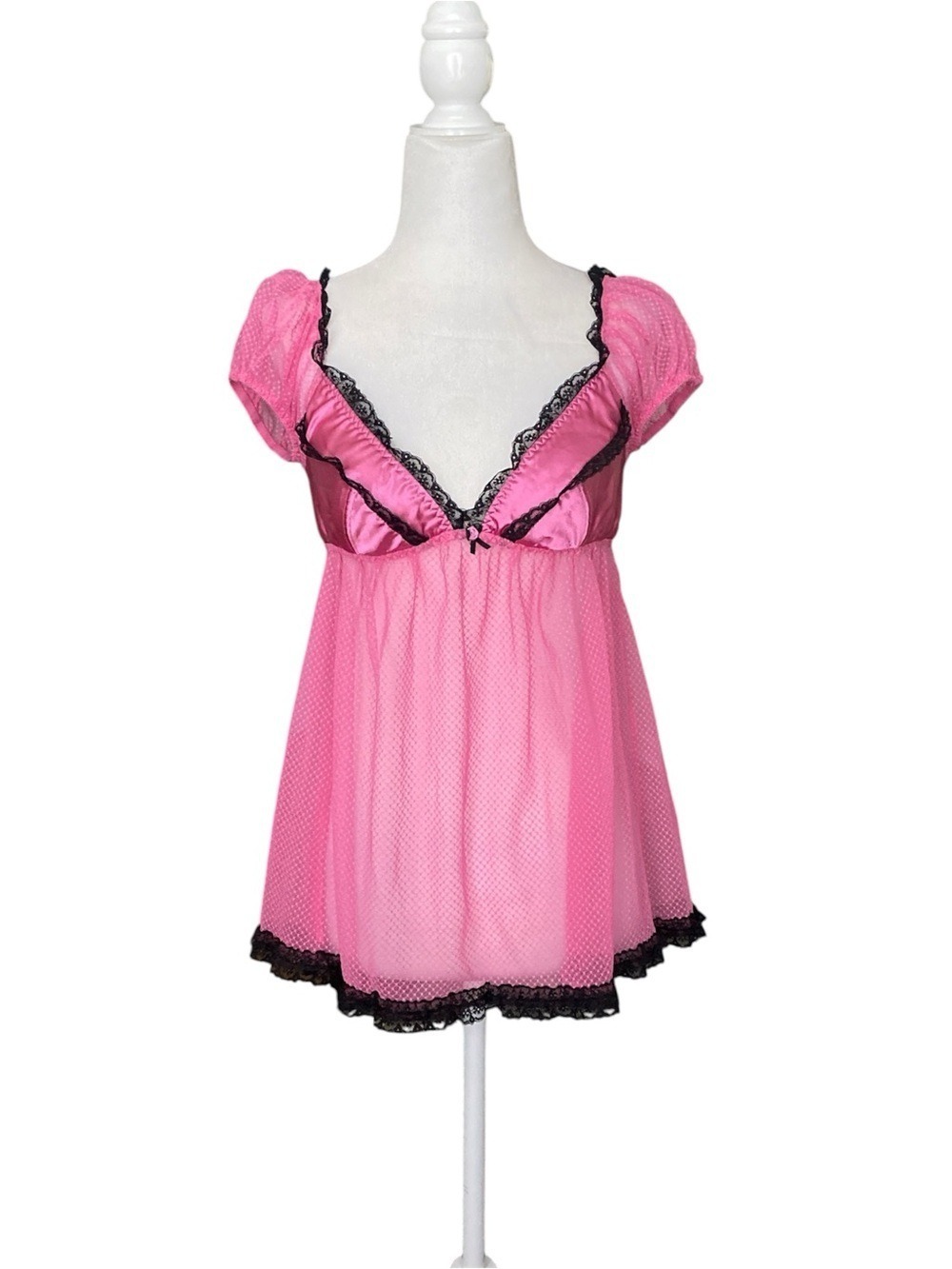 Frederick’s of Hollywood vintage Babydoll top